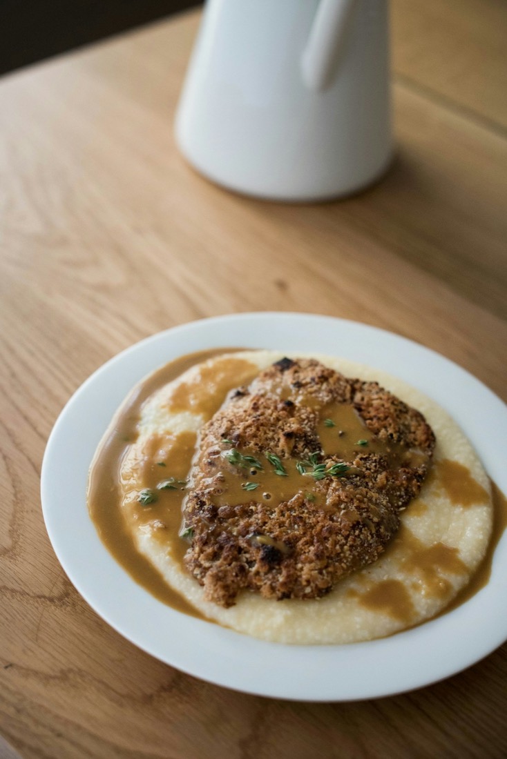 Milanesa con puré